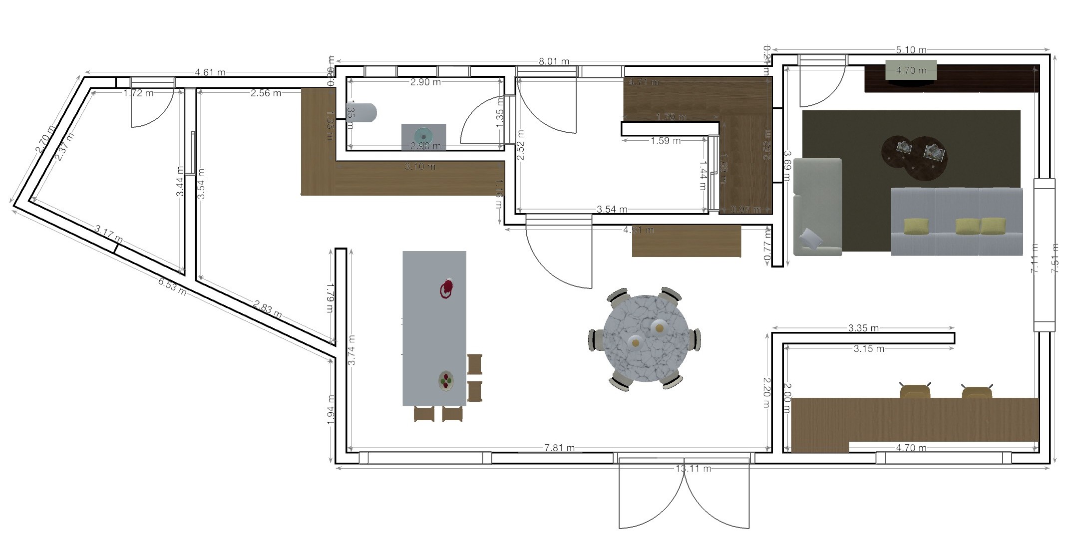 Plattegrond na